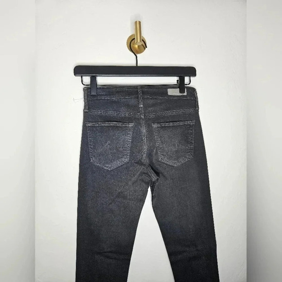 AG Adriano Goldschmied The Farrah Skinny High Rise Skinny Jeans in Washed Black - Picture 3 of 8